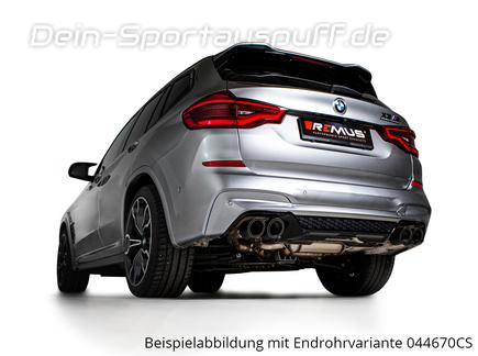 Remus Edelstahl Duplex RACE Sportauspuff BMW X3 M + Competition F97 ab Bj.2019 inkl. Endrohrsatz nach Wahl