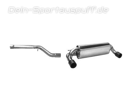 Bastuck Edelstahl Duplex Racing-Komplettanlage ab OPF mit Klappensteuerung BMW 2er M240i F22 Coupe je 90mm rund eingerollt gerade aus Carbon