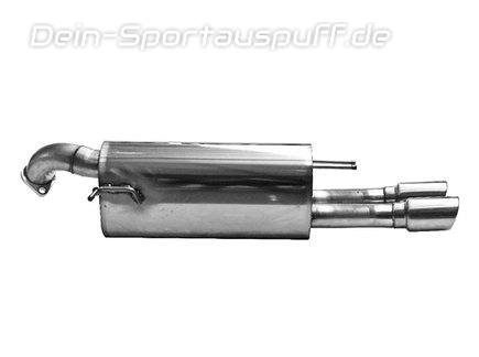 Bastuck Edelstahl Sportauspuff Kia Rio Typ YB GT-Line ab Bj. 2017 2x76mm rund scharf abgeschrägt