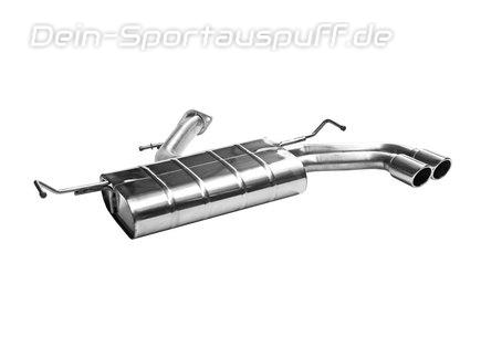 Bastuck Edelstahl Sportauspuff Kia Ceed 3 Typ CD 1.0l 1.4l T-GDI 2x76mm rund eingerollt abgeschrägt