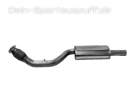 Bastuck Edelstahl Vorschalldämpfer Audi A4 B9 Facelift TFSI inkl. Quattro (Mod. mit OPF)