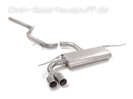 Ragazzon Edelstahl Racing-Komplettanlage ab OPF Audi A3 8V Facelift 35 TFSI 2x80mm rund eingerollt gerade