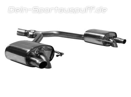 Bastuck Edelstahl Duplex Sportauspuff inkl. Verbindungsrohr auf Serie Audi A5 F5 Facelift TFSI Quattro (Mod. mit OPF) für originalen Endrohrausgang