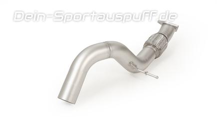 Remus Edelstahl Ø76mm Vorderrohr mit Flex-Stück Honda Civic 10 FC FK8 Type-R ab 2017