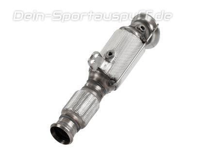 HJS Edelstahl Ø80mm Downpipe mit Kat BMW 8er G14 G15 G16 840i