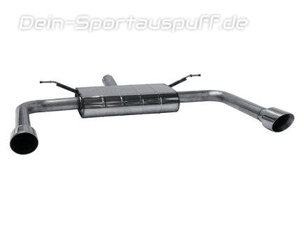 Bastuck Edelstahl Duplex Sportauspuff Ford Focus 4 ST EcoBoost Turnier je 100mm rund doppelwandig abgeschrägt