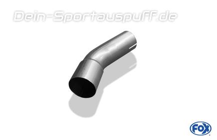 Fox Edelstahl Verbindungsrohr Ø70mm auf Ø70mm innen Mercedes CLK W209 - C209 Coupe u. A209 Cabrio ab 2002