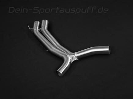 Capristo Edelstahl Duplex Sportauspuff-Komplettanlage ab VSD Audi RS5 B9 Sportback Typ F5 je 2x rund aus Carbon