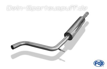 Fox Edelstahl Vorschalldämpfer VW Lupo 1.4l TDI