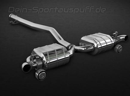 Capristo Edelstahl Duplex Sportauspuff-Komplettanlage ab VSD Mercedes CLA45 AMG C117/ X117 für Serienendrohre