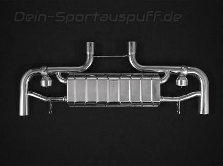 Capristo Edelstahl Duplex Sportauspuff-Komplettanlage ab Kat Mercedes GLC43 AMG X253/C253 für Serienendrohre