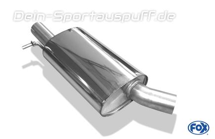 FOX Edelstahl Vorschalldämpfer VW Golf 5 R32