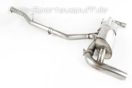 Ulter Edelstahl Duplex Sportauspuff mit optionaler Klappensteuerung Alfa Romeo Giulia 2.0l Turbo Veloce Q4 für je originalen Endrohrausgang