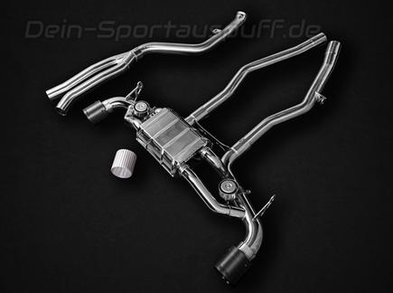Capristo Edelstahl Duplex Racing-Komplettanlage inkl. OPF-Ersatzrohr Toyota Supra GR A90