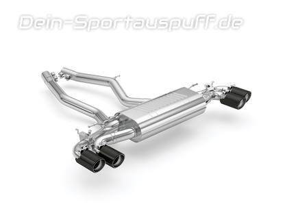 Eisenmann Edelstahl Duplex Sportauspuff BMW Z4 G29 M40i sDrive je 2x90mm rund schräg Carbon
