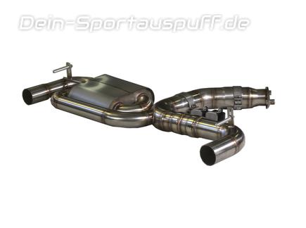 Hurricane V1 Edelstahl Duplex Sportauspuff mit Klappensteuerung Ø89mm Hyundai I30N (Mod. mit OPF) inkl. Performance Schrägheck Typ PD inkl. Endrohrsatz nach Wahl