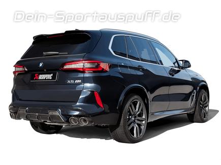 Akrapovic Evolution Line Titan Duplex Komplettanlage ab Kat BMW X5 M inkl. Competition F95 Bj. 2020 mit 4x Carbon Endrohren