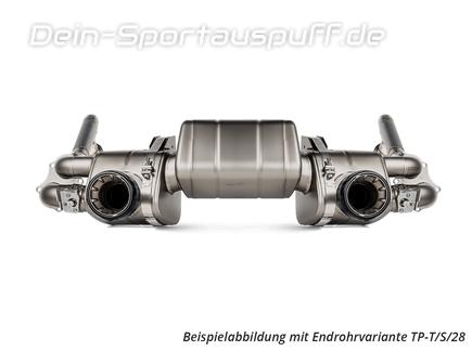 Akrapovic Evolution Race Line Titan Racing-Komplettanlage ab Kat Porsche 718 Cayman GTS u. GT4 bis 01/2020 inkl. Endrohrsatz nach Wahl