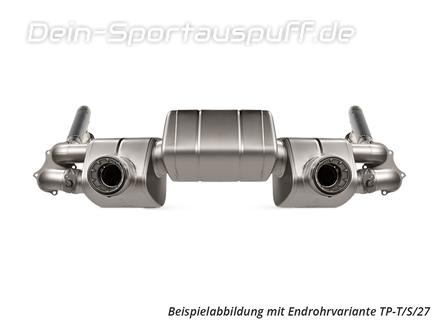 Akrapovic Evolution Race Line Titan Racing-Komplettanlage ab Kat Porsche 718 Boxster GTS u. Spyder ab 02/2020 inkl. Endrohrsatz nach Wahl