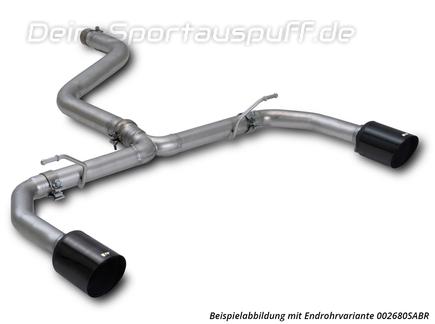 Remus Edelstahl Duplex Endschalldämpfer-Ersatzrohr Ford Focus 4 ST Turnier inkl. Endrohrsatz nach Wahl