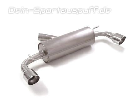 Ragazzon Edelstahl Duplex Komplettanlage ab OPF Toyota Yaris 4 Typ XP21 1.6l GR je 102mm rund abgeschrägt