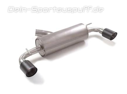 Ragazzon Edelstahl Duplex Komplettanlage ab OPF Toyota Yaris 4 Typ XP21 1.6l GR je 100mm rund scharfkantig aus Carbon