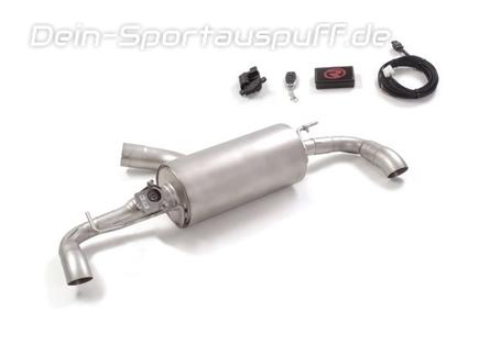 Ragazzon Edelstahl Duplex Komplettanlage ab OPF mit Klappensteuerung Toyota Yaris 4 Typ XP21 1.6l GR je 70mm rund scharfkantig