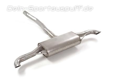 Ragazzon Edelstahl Duplex Sportauspuff Mercedes A-Klasse W177 A250 für 51l Tank für originalen Endrohrausgang