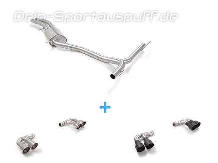 Ragazzon Edelstahl Duplex Racing-Komplettanlage ab OPF Porsche Cayenne 3.0 V6 Typ 536 ab Bj. 2019