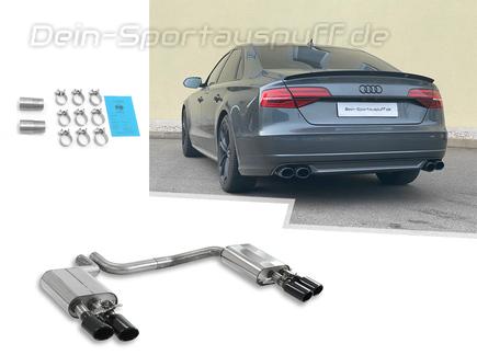 BASTUCK Duplex Klappen Sportauspuff inkl. Zubehör Audi A4 B9 A5 F5 TFSI  quattro je 2x90mm