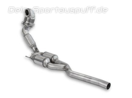 HJS Edelstahl Ø76mm Downpipe mit Kat und OPF VW Arteon 2.0l TSI 4Motion OPF (bis 11/2020)