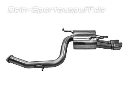 Bastuck Edelstahl Sportauspuff KIA Sorento Typ MQ4 ab 2020 2x90mm rund eingerollt abgeschrägt