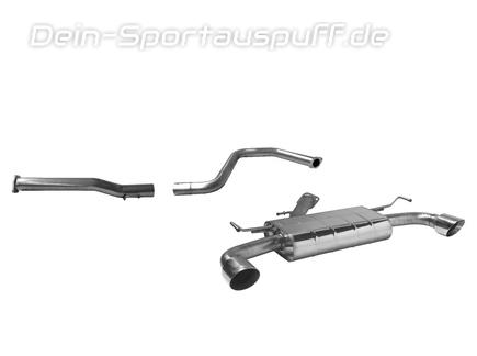 Bastuck Edelstahl Duplex Sportauspuff Komplettanlage ab OPF Hyundai I30N Typ PD je 100mm rund doppelwandig abgeschrägt
