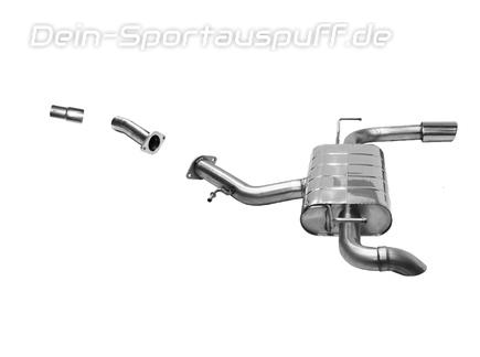 Bastuck Edelstahl Sportauspuff Hyundai I30 1.4 1.5 T-GDi Fastback Typ PD 120x80mm oval eingerollt abgeschrägt