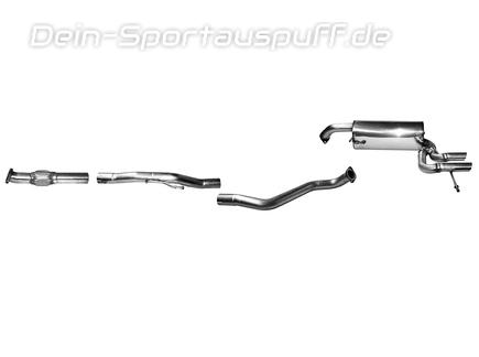 Bastuck Edelstahl Racing-Komplettanlage ab Kat Hyundai Veloster 1.6 Turbo