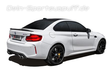 Akrapovic Slip-On Line Titan Duplex Sportauspuff BMW M2 CS F87N je 2x rund aus Carbon