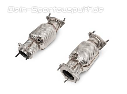 Akrapovic Link Pipe Edelstahl Sport-Kats Corvette C8 Stingray ab 2019