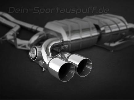Capristo Edelstahl Duplex Sportauspuff inkl. Klappensteuerung BMW M4 F82 je 2x rund gerade