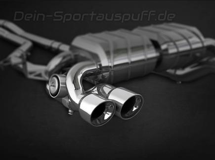 Capristo Edelstahl Duplex Sportauspuff inkl. Klappensteuerung BMW M4 F82 je 2x rund abgeschrägt