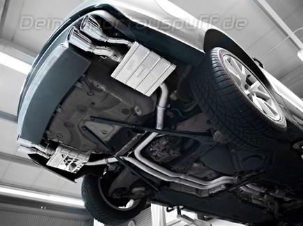 Capristo Edelstahl Duplex Sportauspuff-Komplettanlage ab VSD Audi A6 S6 quattro Typ 4G je 2x rund