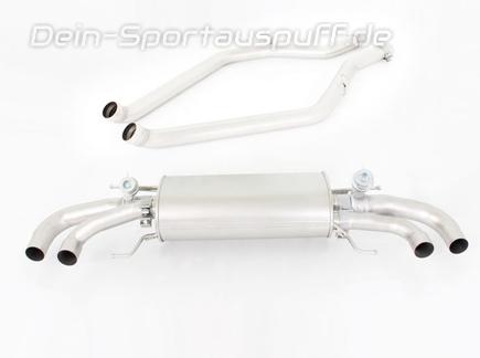 Remus Edelstahl Duplex Sportauspuff Alfa Romeo Giulia Typ 952 2.9l V6 Quadrifoglio inkl. Endrohrsatz nach Wahl
