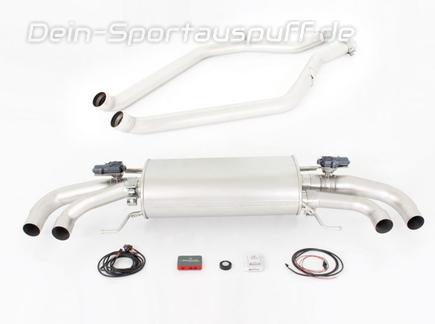 Remus Edelstahl Duplex Race-Sportauspuff Alfa Romeo Giulia Typ 952 2.9l V6 Quadrifoglio inkl. Endrohrsatz nach Wahl