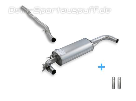 Remus Edelstahl Duplex Sportauspuff-Komplettanlage ab OPF BMW 2er F44 M235i für originale Endrohrblenden