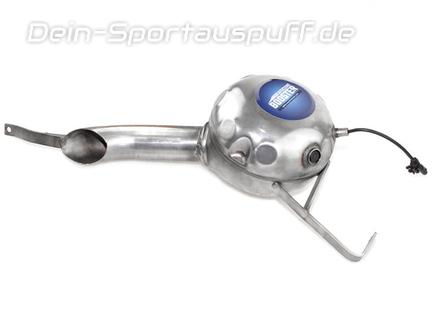 Active Sound Booster EXTENDED Edelstahl Lautsprecher Komplettset für Sportauspuff-Sound Audi A3 8P