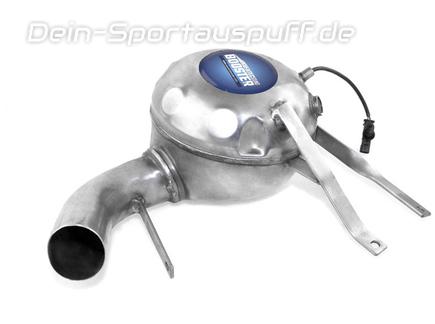 Active Sound Booster PRO Edelstahl Lautsprecher Komplettset für Sportauspuff-Sound Ford Kuga