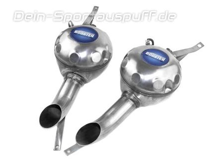 Active Sound Booster EXTENDED Edelstahl Lautsprecher Komplettset für Sportauspuff-Sound BMW 7er F01 F02 F03 F04