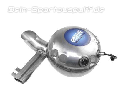 Active Sound Booster EXTENDED Edelstahl Lautsprecher Komplettset für Sportauspuff-Sound Volvo V60 (bis Bj. 2018)