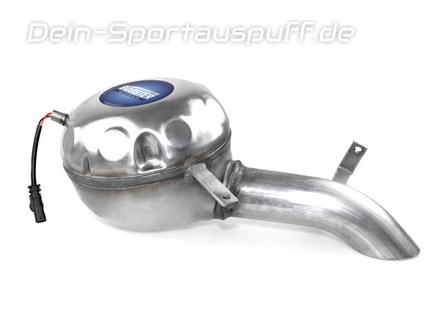 Active Sound Booster EXTENDED Edelstahl Lautsprecher Komplettset für Sportauspuff-Sound Audi Q3 Typ 8U
