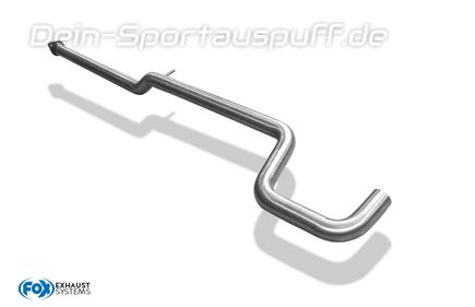 Fox Edelstahl Vorschalldämpfer-Ersatzrohr VW Golf 7 1.4l GTE