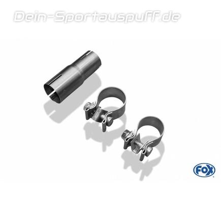 Fox Montageset zur Montage von Fox Endschalldämpfer auf Serien-Endrohr VW UP! GTI